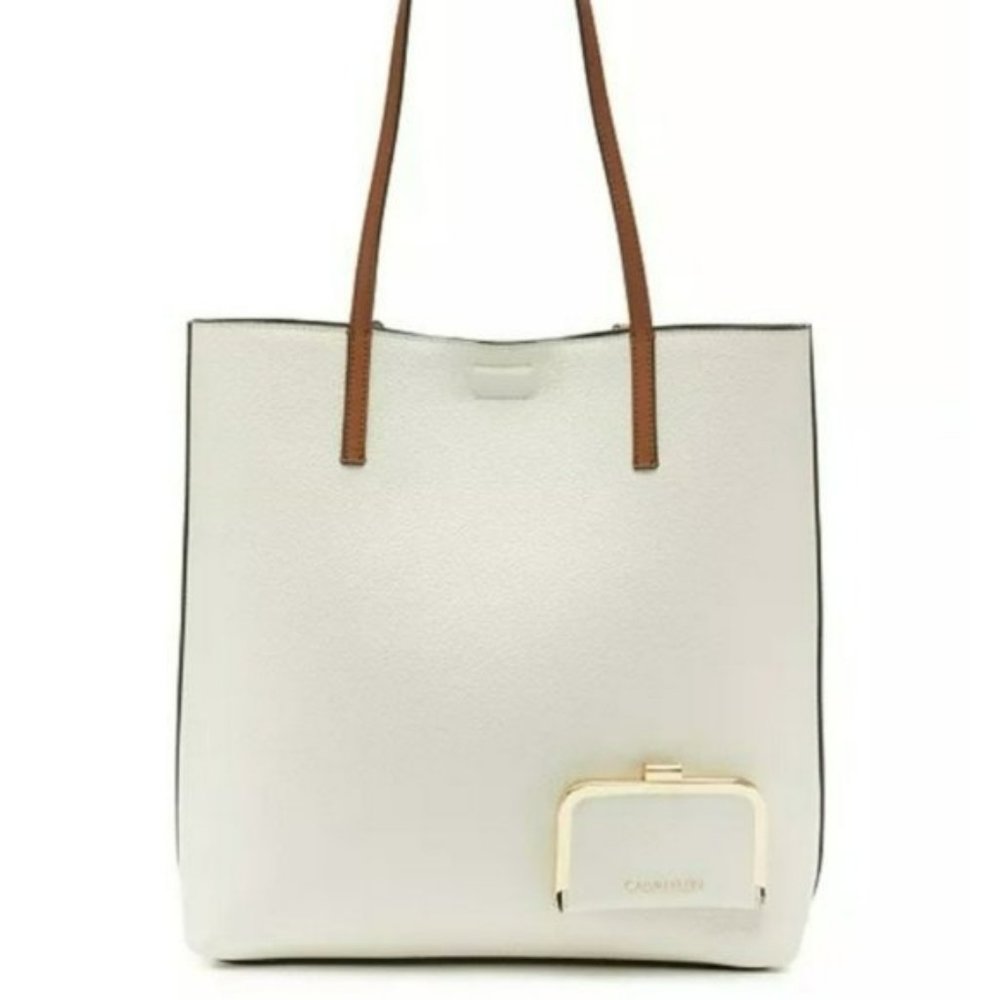 Calvin Klein Bella Tote -Cherub White - Picture 1 of 3
